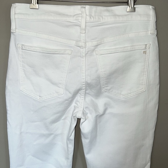 Madewell white mid-rise kick out jeans - Picture 10 of 12